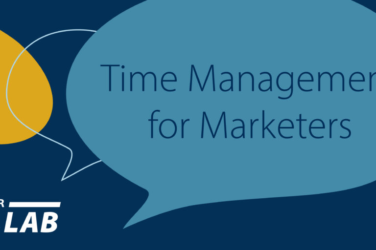 colab recap graphic time management for marketers