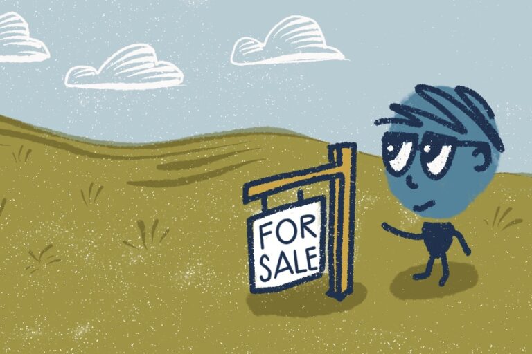 Illustration of For Sale Sign