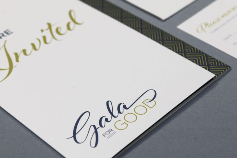 Gala for Good printed material