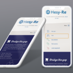 Hesy-Re website displayed on phone
