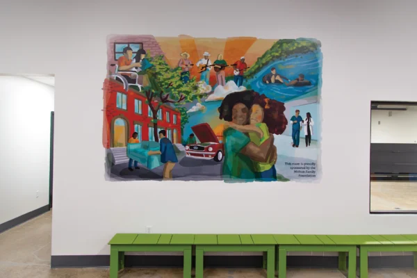 picture of a mural located at Keystone