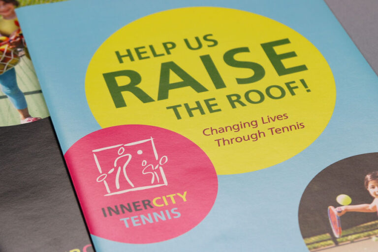 Inner City Tennis printed materials