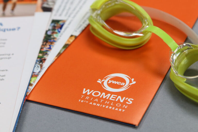 YMCA Women's Triathalaon pinted work